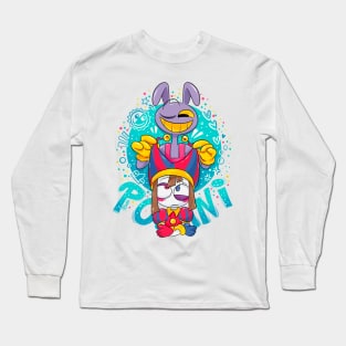 JAX AND POMNI THE AMAZING DIGITAL CIRCUS Long Sleeve T-Shirt